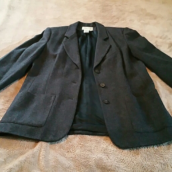 Dark Grey Women's Med Eddie Bauer Sports Jacket - Picture 4 of 8